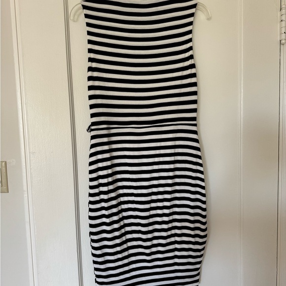 Bailey 44 Black and White Sheath Midi Dress - Picture 2 of 4
